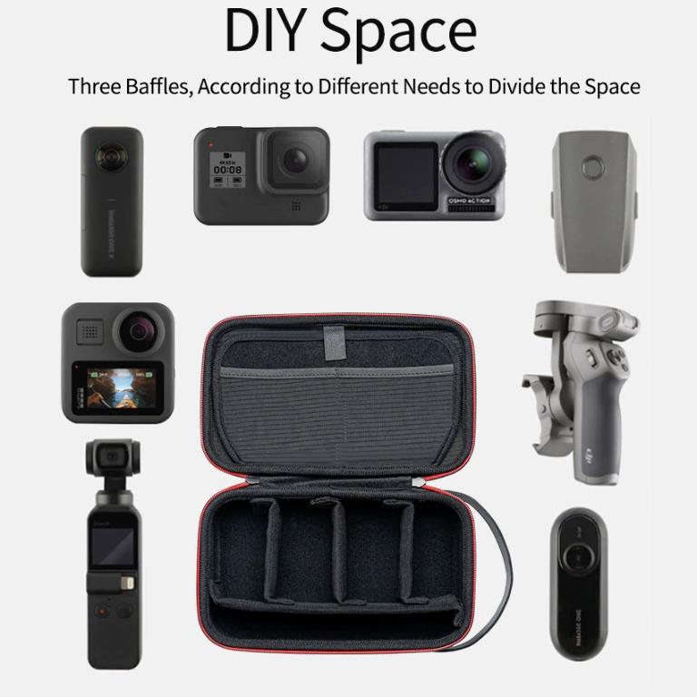 TELESIN Carrying Case Storage Carry Bag for GoPro HERO 10