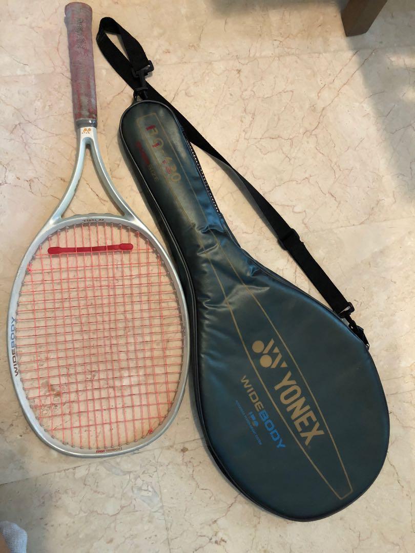 Yonex RQ-420 tennis racket, Sports Equipment, Sports  Games, Racket  Ball  Sports on Carousell