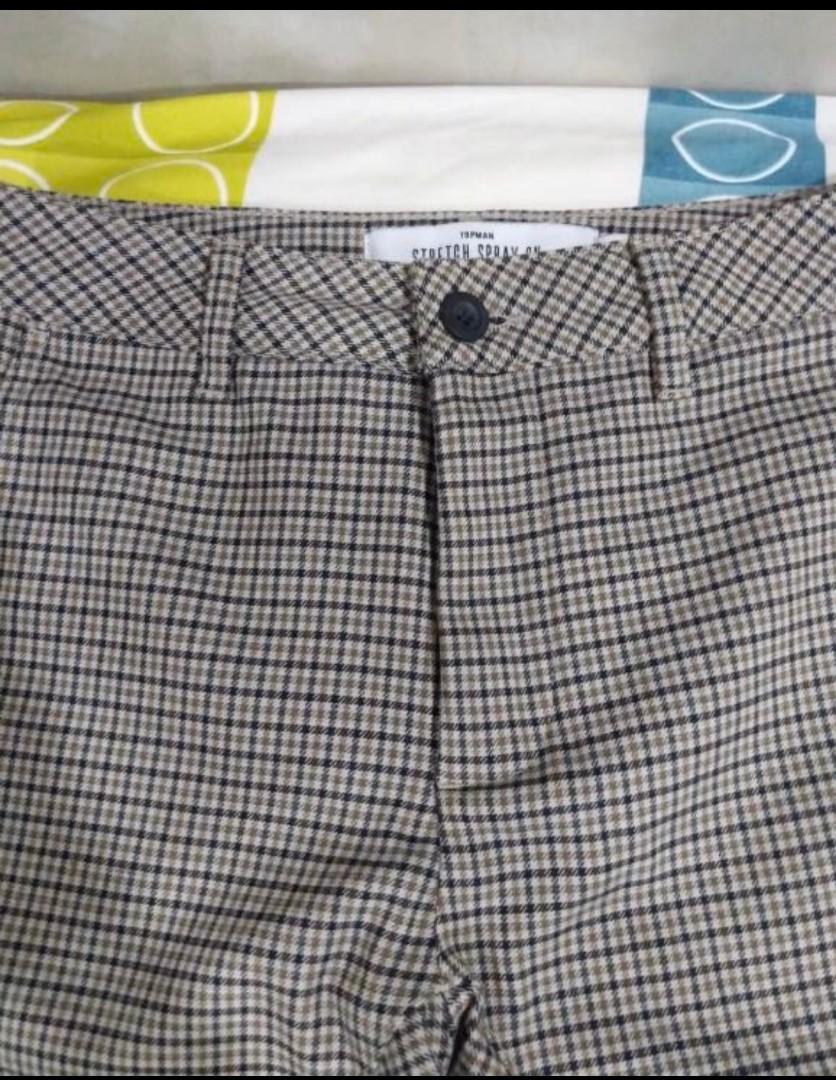 topman checkered pants
