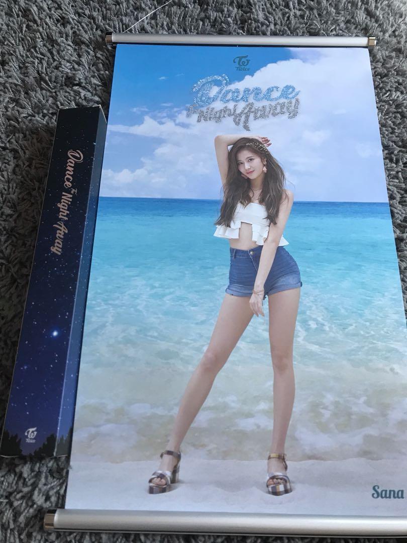 Twice Sana Dance The Night Away Official Tapestry Hobbies Toys Memorabilia Collectibles Fan Merchandise On Carousell