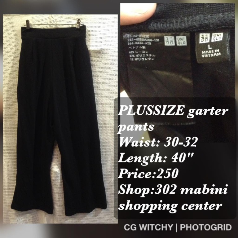 plus size cotton pants