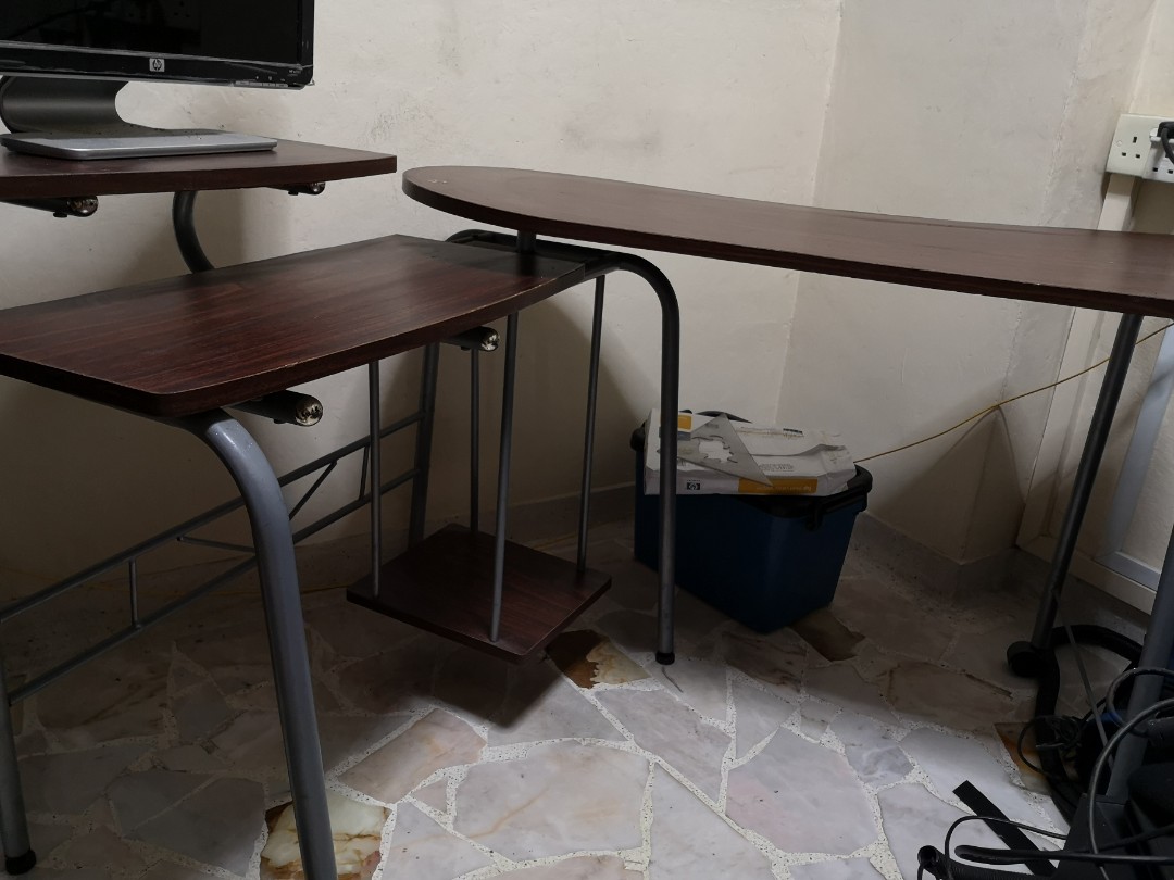 Used Computer table for sales, Furniture & Home Living, Furniture
