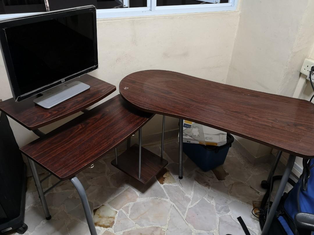 Used Computer table for sales, Furniture & Home Living, Furniture ...