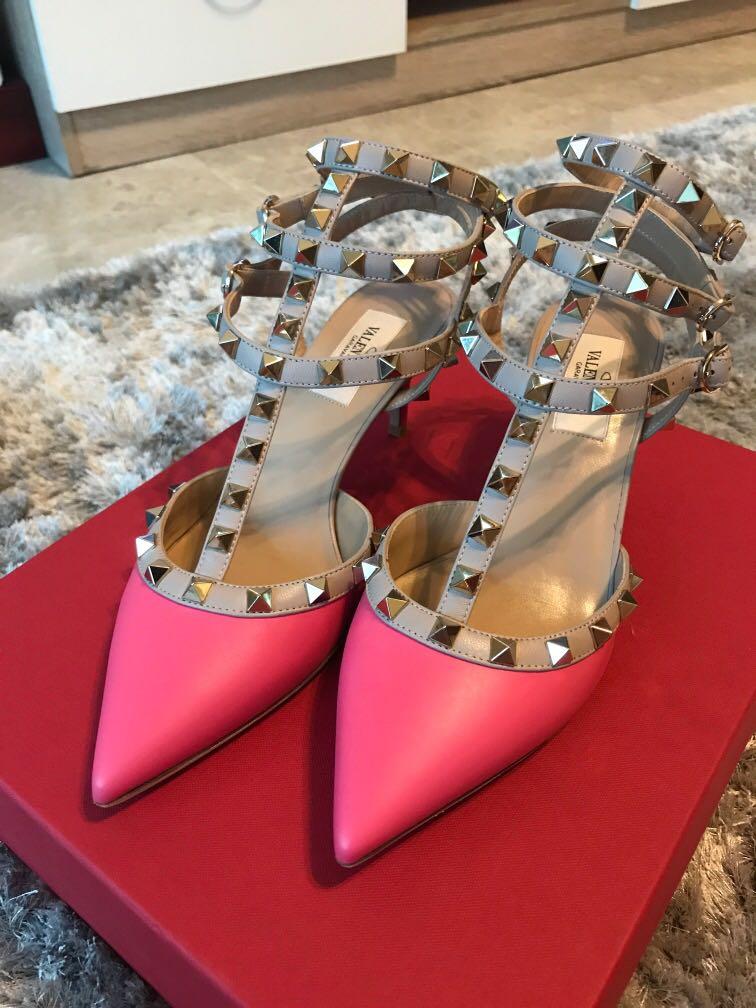 Valentino Rockstud Heels 37 Women S Fashion Shoes Heels On Carousell