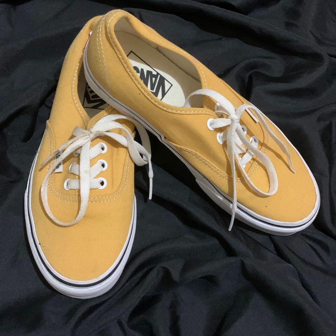 mustard yellow vans shoes