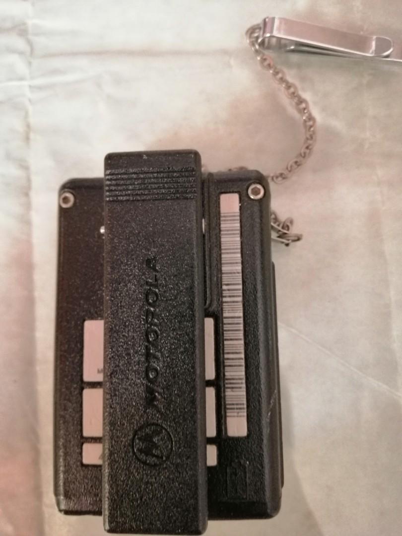 Bipeur Vintage Motorola 830H Pager Noir, Pour Pièces Ou Porte-clés, Non Testé