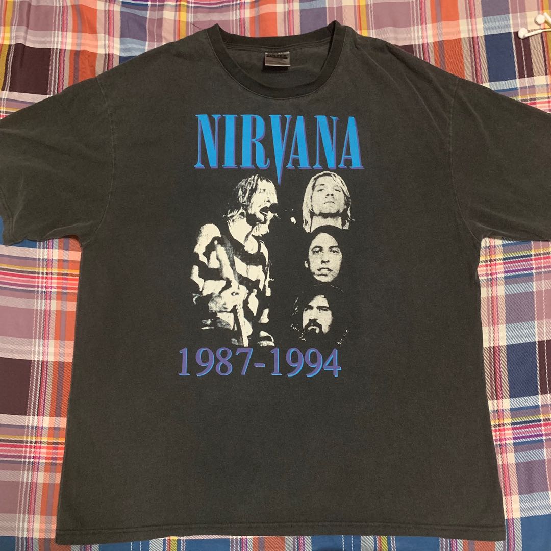 nirvana shirt vine