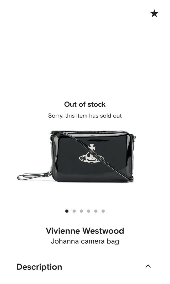 Vivienne westwood johanna best sale camera bag black