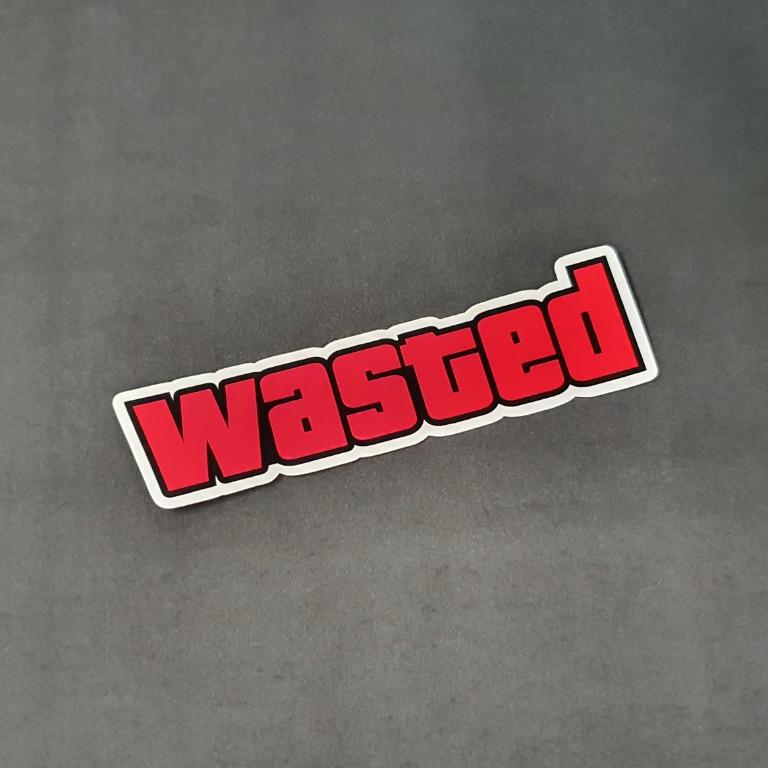 Waterproof Pop Culture Luggage Laptop Misc Sticker Video Game Gaming Grand Theft Auto Gta Wasted Game Over Lose Text Sign Design Craft Others On Carousell Smokin' 'til my eyes roll back like the old man. waterproof pop culture luggage laptop misc sticker video game gaming grand theft auto gta wasted game over lose text sign