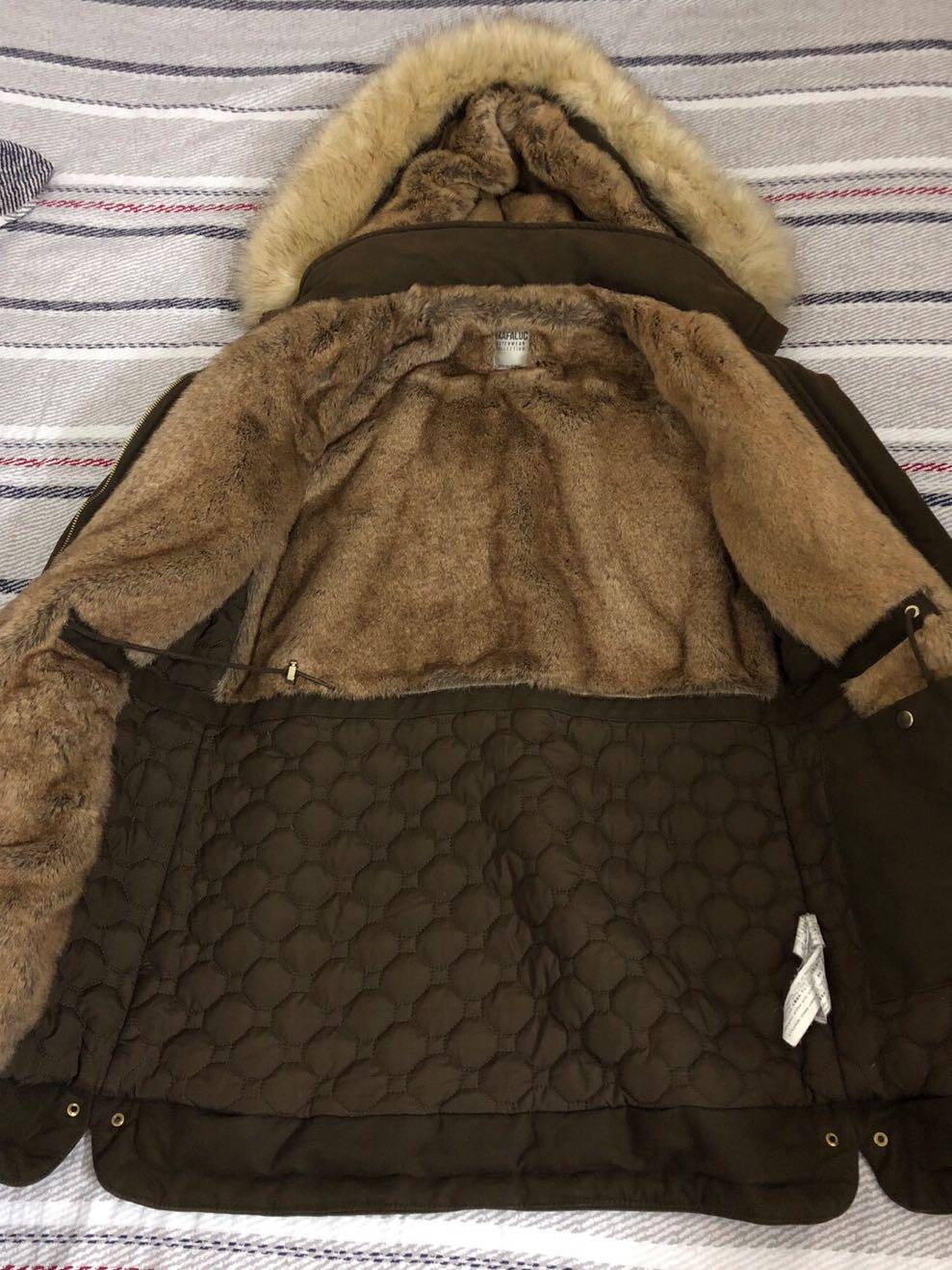zara fur lined coat