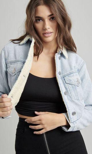 Garage Sherpa Jean Jacket