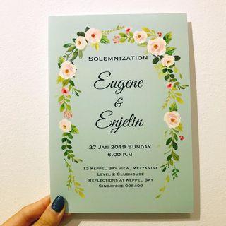 Wedding invites printing