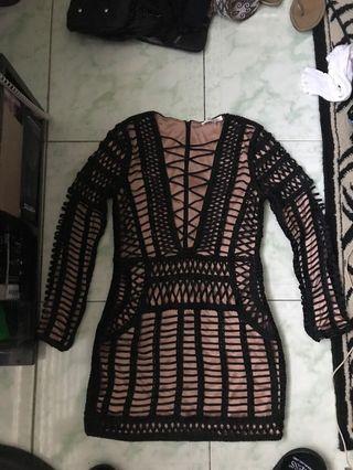 Repriced!! “Eliya The Label” thick heavy bodyfit dress (Balmain like Style)