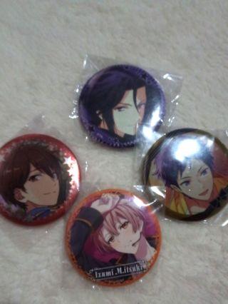 Assorted Anime badges (Utapri,Ensemble stars,Idolish 7,Tsukiuta)