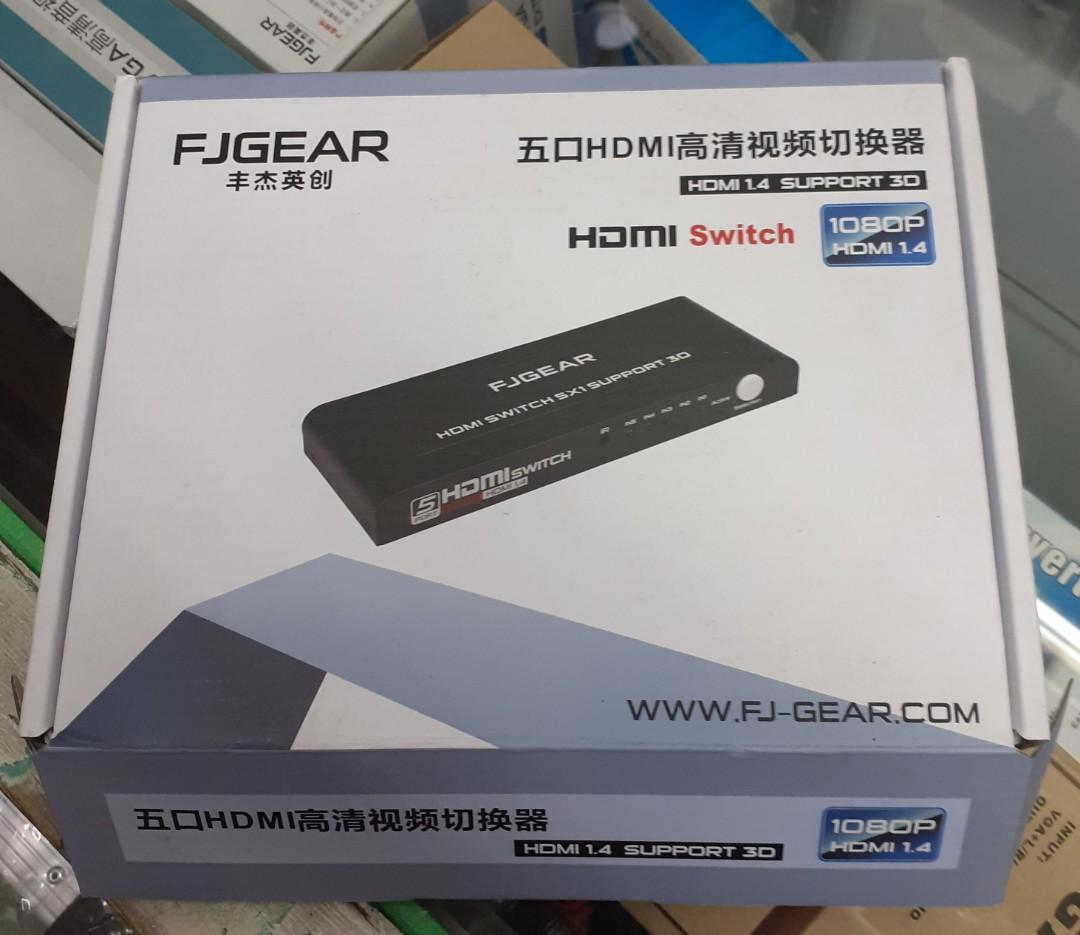 5 Ports 1 out HDMI Switcher (Category: Cables & Adaptors) located in Manila. Submitted by goodviber.corp (Listing ID 273839898, Image 1). Description: .