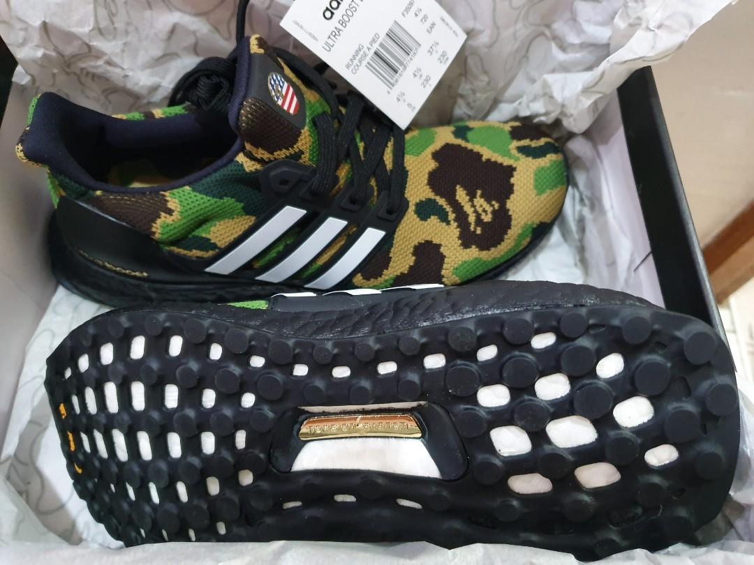 BNIB NOS Adidas X Bape Ultra boost, Men's Fashion, Footwear, Sneakers on  Carousell