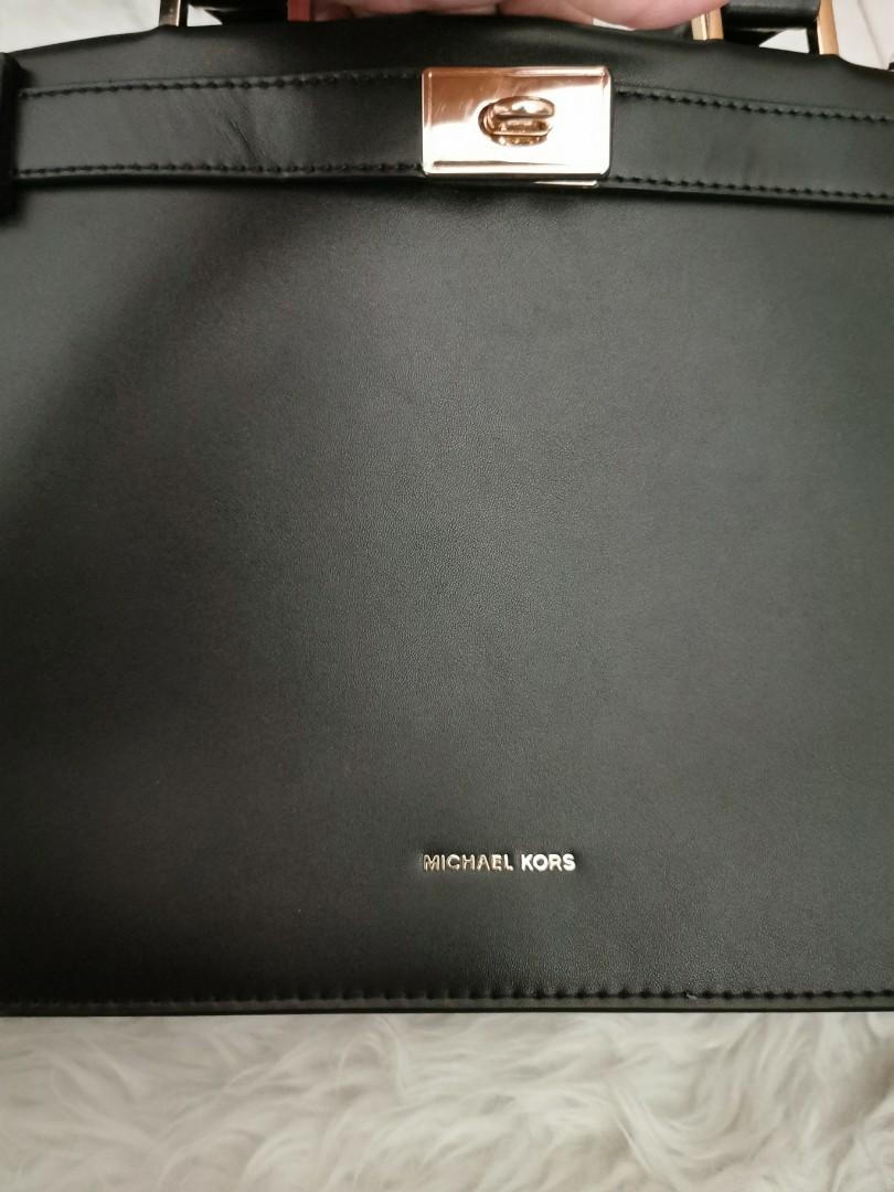 Authentic Michael Kors Tatiana Medium Leather Satchel