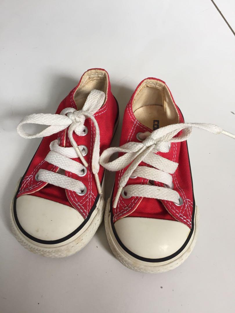 red converse baby size 5