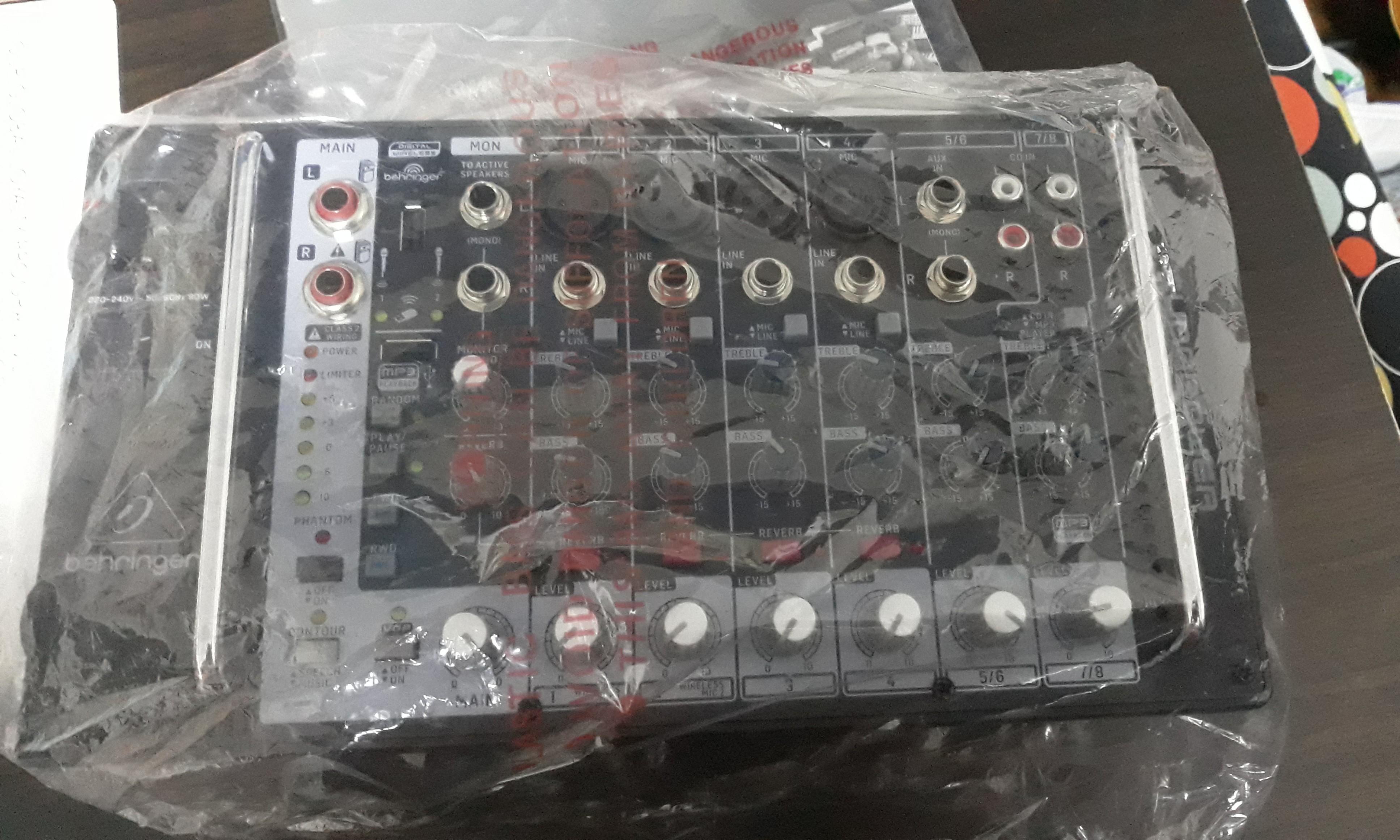 Behringer 8 channel Powered Mixer, Audio, Other Audio Equipment on ...