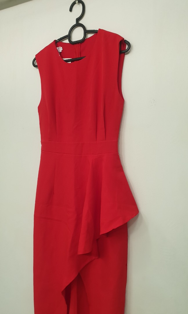 BNWT The Showcase Red Dress for CNY, Women's Fashion, Dresses & Sets ...