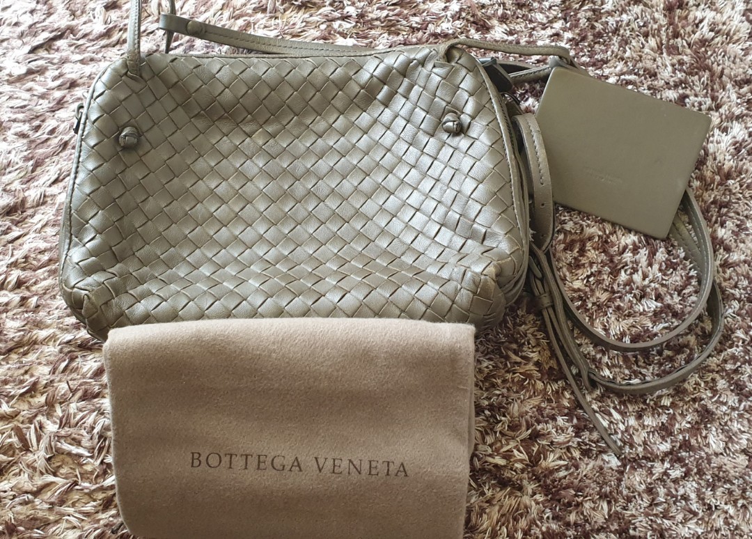 Bottega Veneta Double-Zip Nodini Cross-Body Bag