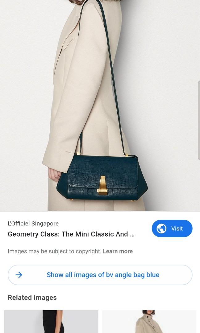 Bottega Veneta BV Angle bag Palmellato in deep blue