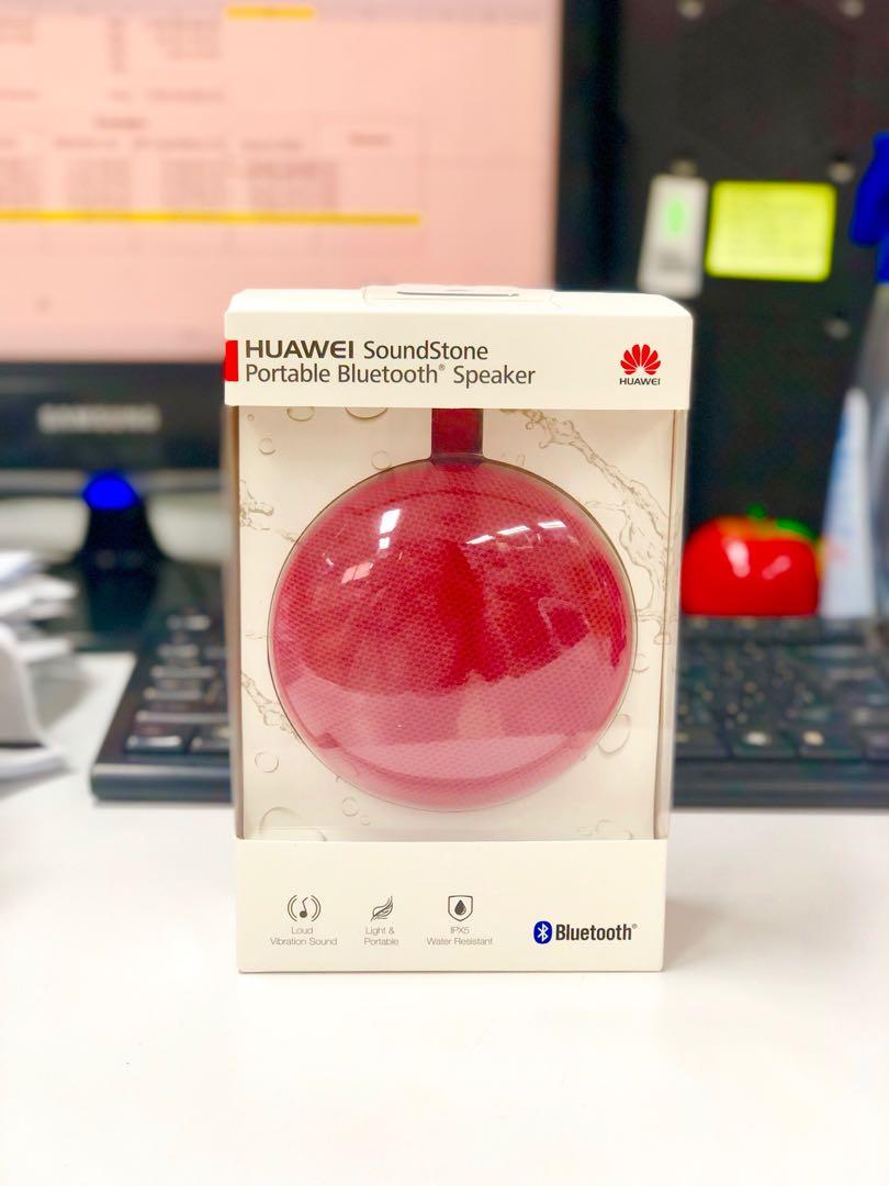 Brand New Authentic Huawei Soundstone Bluetooth Speaker (Category: Soundbars, Speakers & Amplifiers) located in Makati City. Submitted by carmelascloset888 (Listing ID 273785912, Image 1). Description: Brand new, authentic and never used. Huawei Soundstone portable bluetooth speaker. Complete with box and cords and all original inclusions. Box opened only to test quality and sound. Very good bass and volume. Long battery life and rechargeable. Go