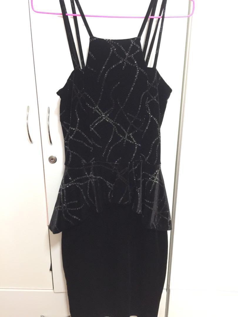 quiz peplum dress