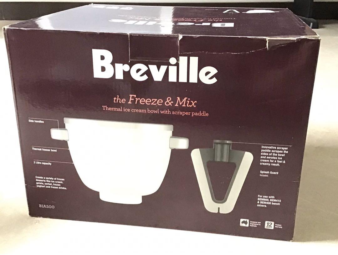 Breville freeze sale and mix recipes