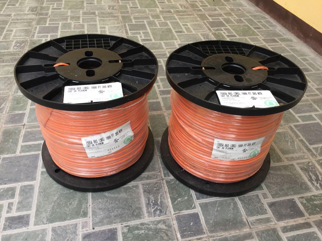 CAT 5E Cable (Category: Cables & Adaptors) located in San Fernando. Submitted by dadid2020 (Listing ID 273767645, Image 1). Description: Brand New , Unused CAT 5E Plenum cable . The best cable brand in the market . Maganda pang internet cafe or security purposes . Accuracy of sequential number is +/- 1% . Length: 1,000 feet . Price is 4,500 pesos each po . Meetups or pay for the LBC delivery charge po . Walang joy reservations . Walang low baller