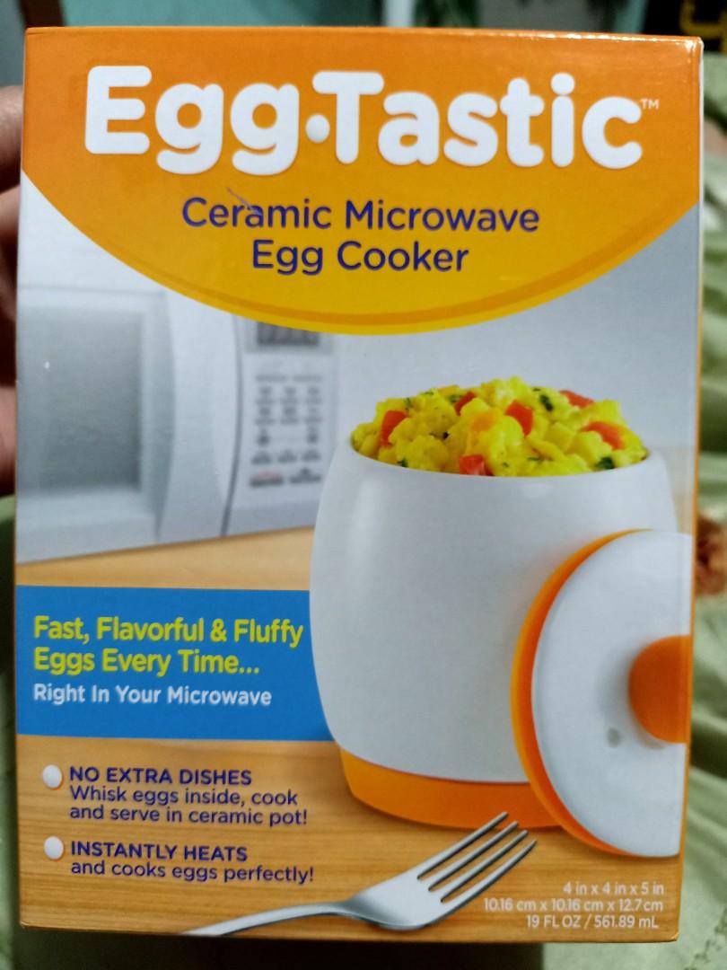 Ceramic Microwave Egg Cooker (Category: Cookers) located in Quezon City. Submitted by mae317219 (Listing ID 273866795, Image 1). Description: ✅Fast, Flavorful & Fluffy Eggs Every time Right in your Microwave 😁👍 ✅New! Never been used.