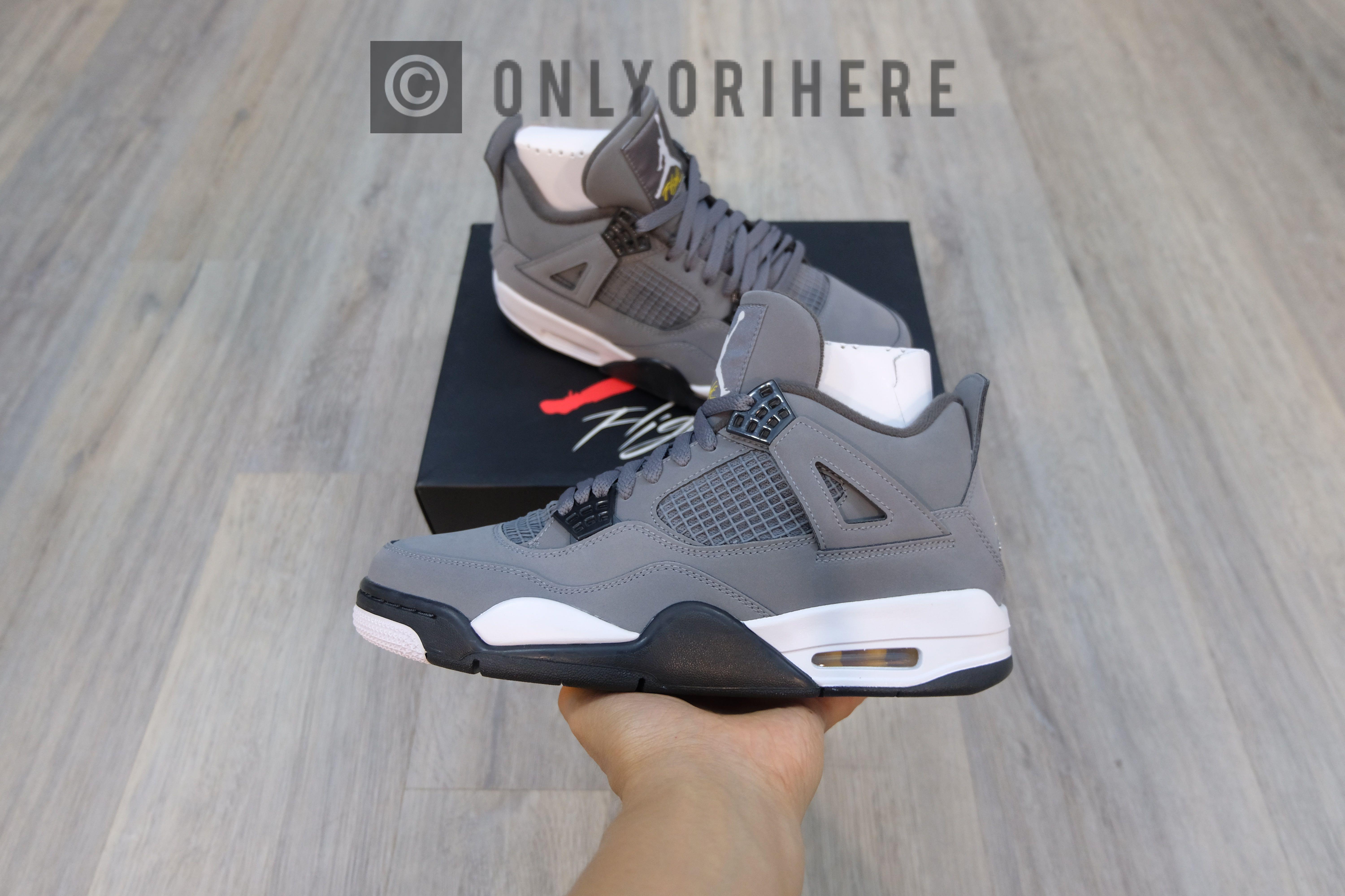 jordan 4 cool grey box