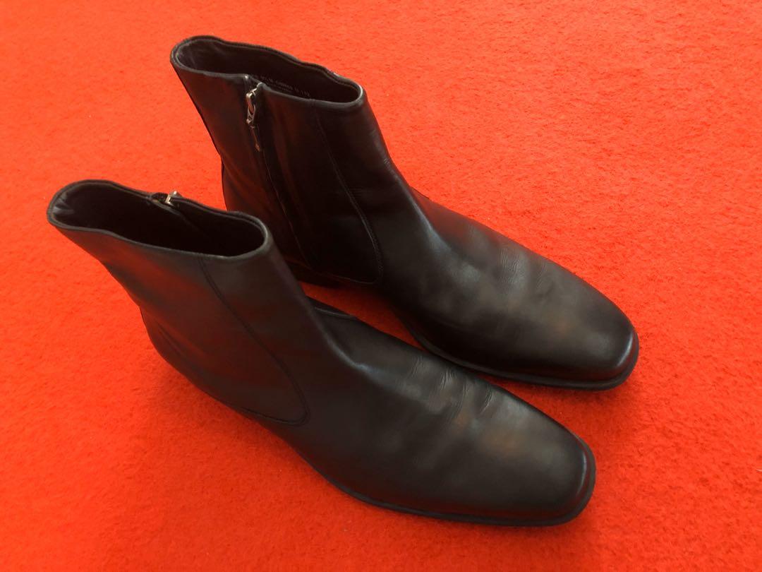 Cole haan zipper boots outlet