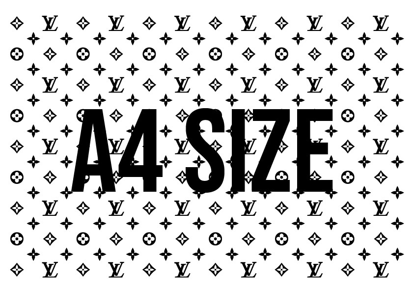 Custom Sneaker Stencils - What Size LV Stencils Should I Use? - Comparing LV  Stencil Sizes 