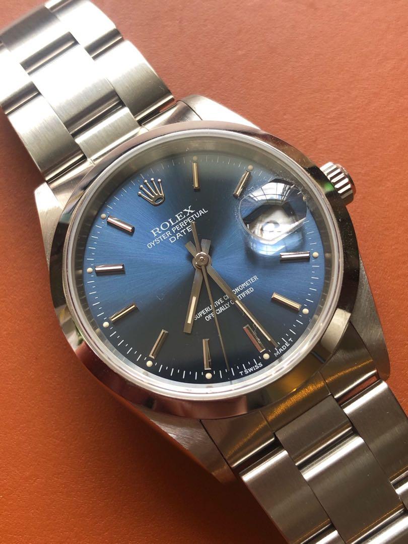 rolex 15200 blue dial