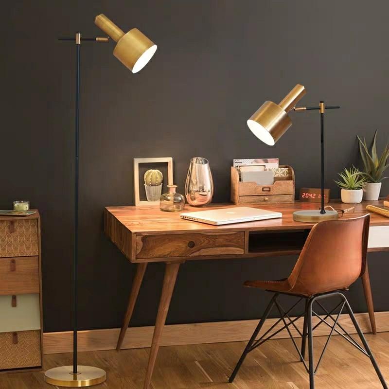 Sku 1665 Gold With Black Floor Lamp Glow Furniture Home Decor