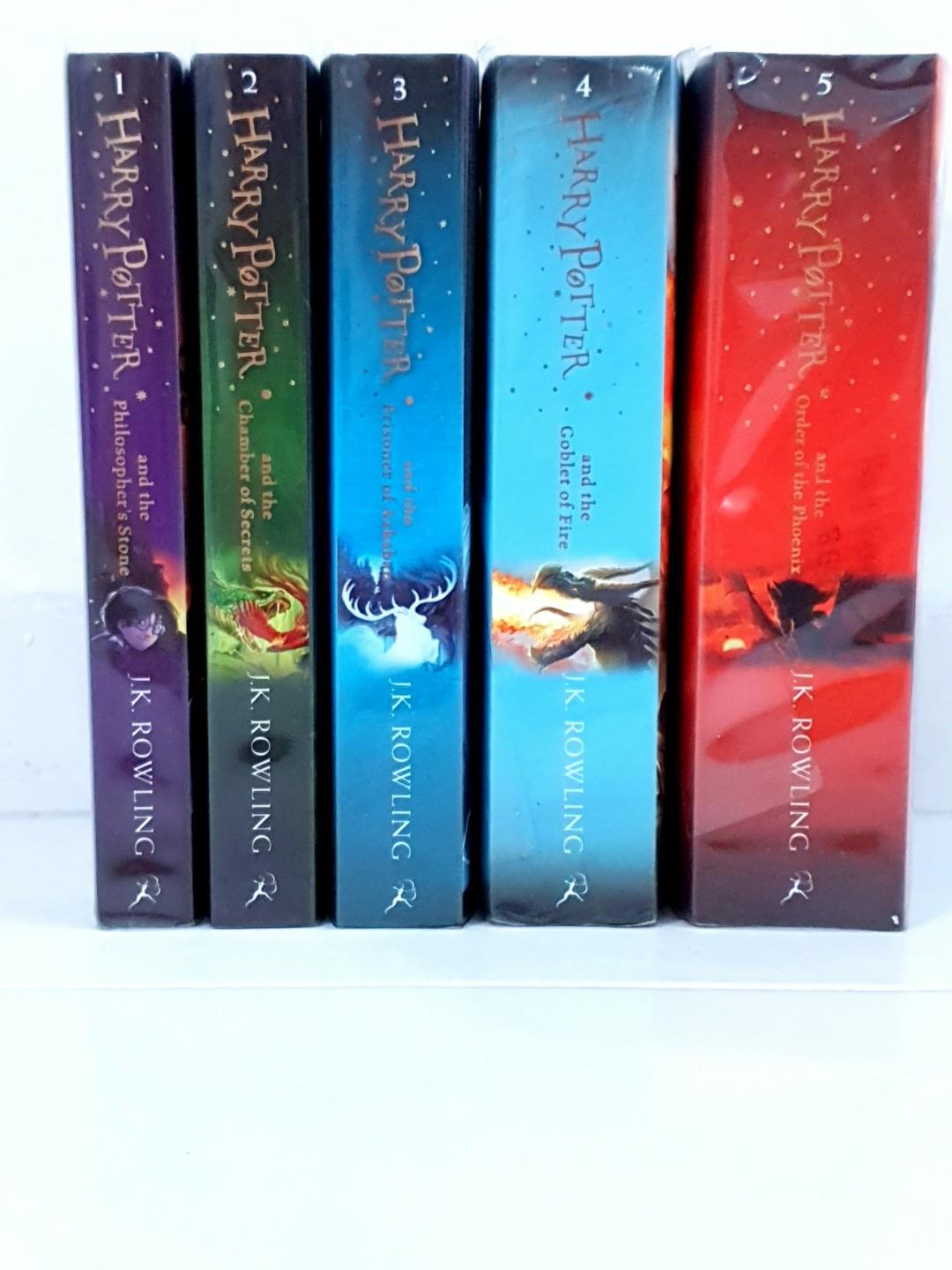 Harry Potter Series Book 1 5 Books Stationery Fiction On Carousell