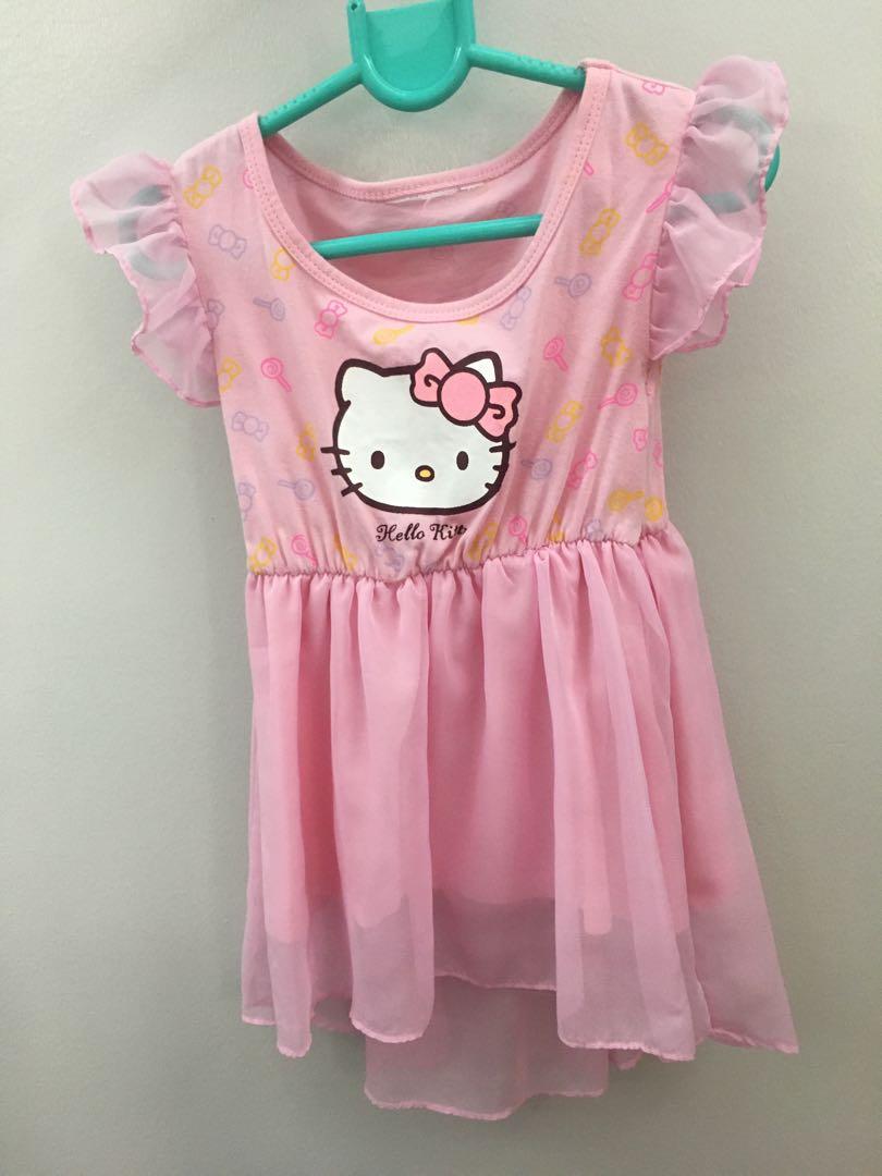 Hello kitty dress best sale for 7 years old
