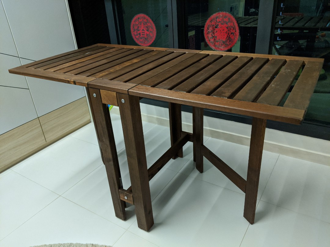 Ikea äpplarö gateleg table sale