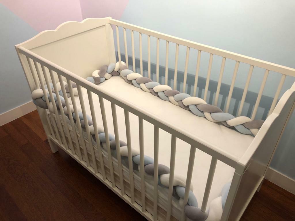 IKEA HENSVIK baby cot with Getha mattress, Babies & Kids, Cots & Cribs
