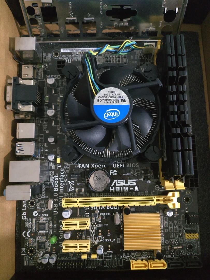 Intel i5 4440 Motherboard bundle 