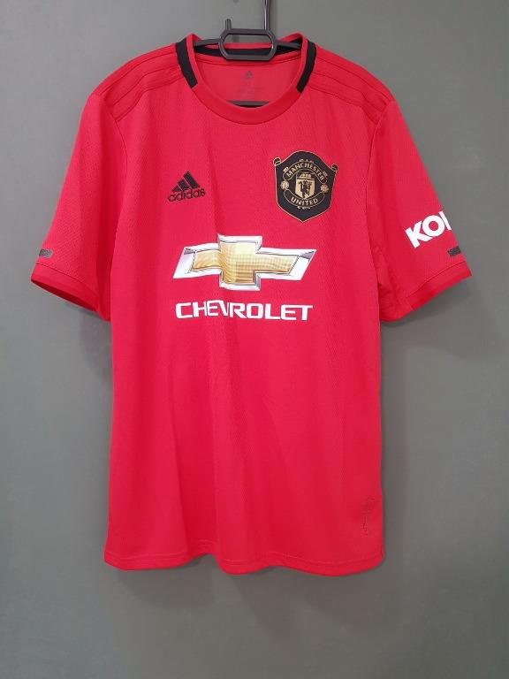 Jersey Manchester United 2019 2020 Home Authentic Size Kids Xl Sports Sports Apparel On Carousell