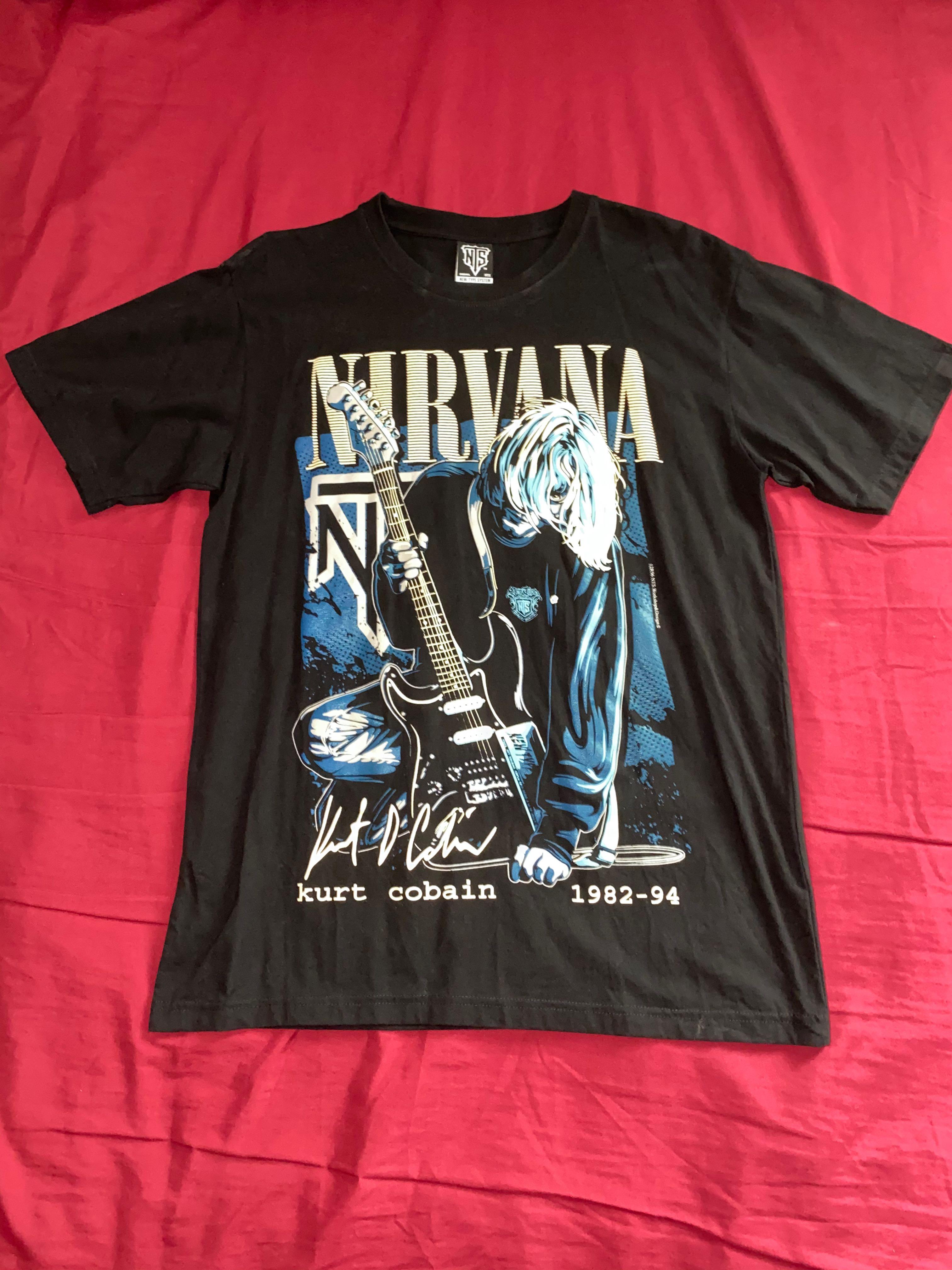 kurt cobain graphic tee