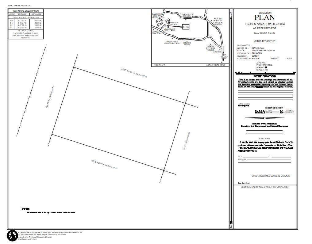 Location Plan And Vicinity Map Lot Plan Location, Computers & Tech, Office & Business Technology On  Carousell