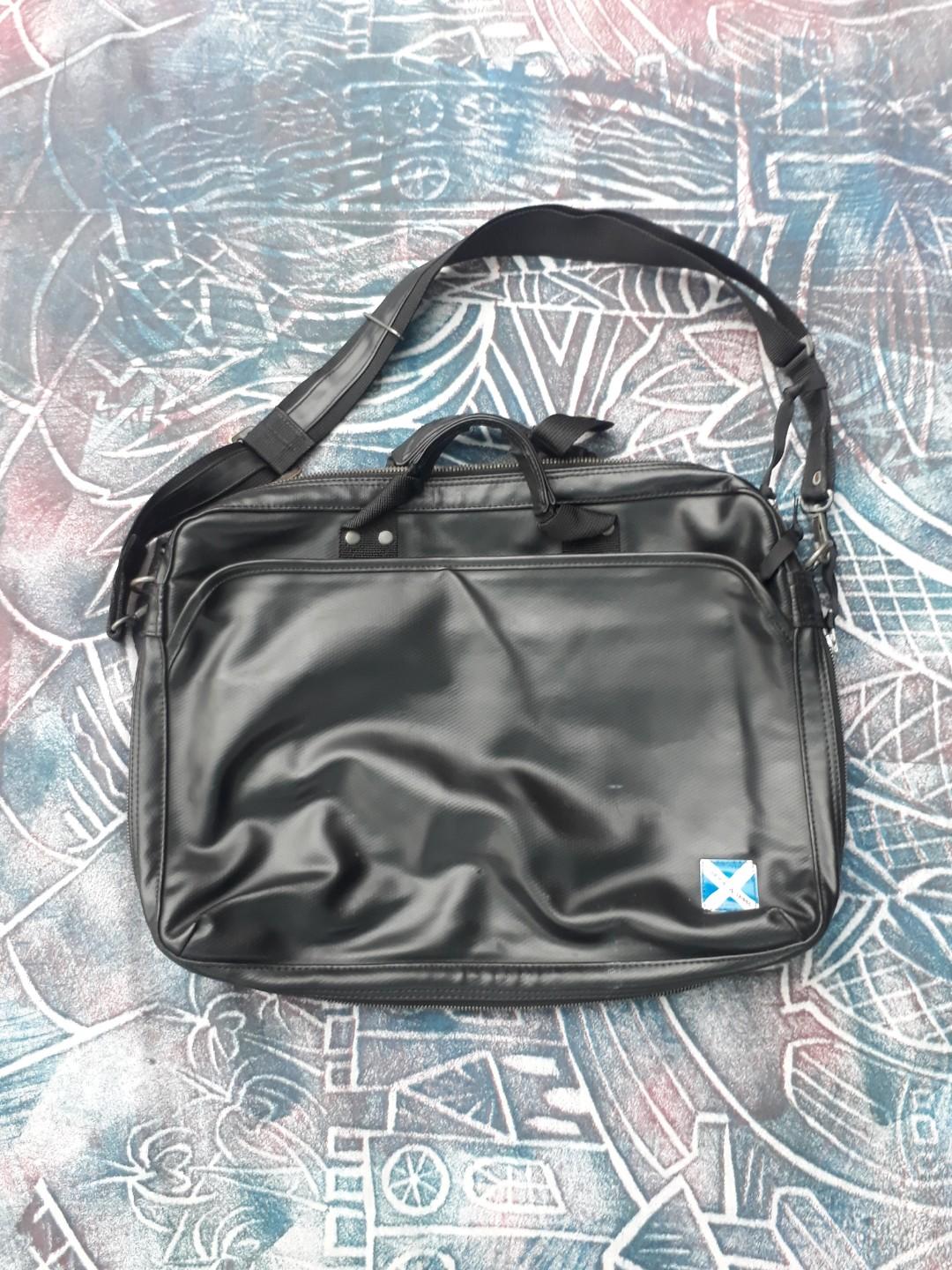 luggage label sling bag