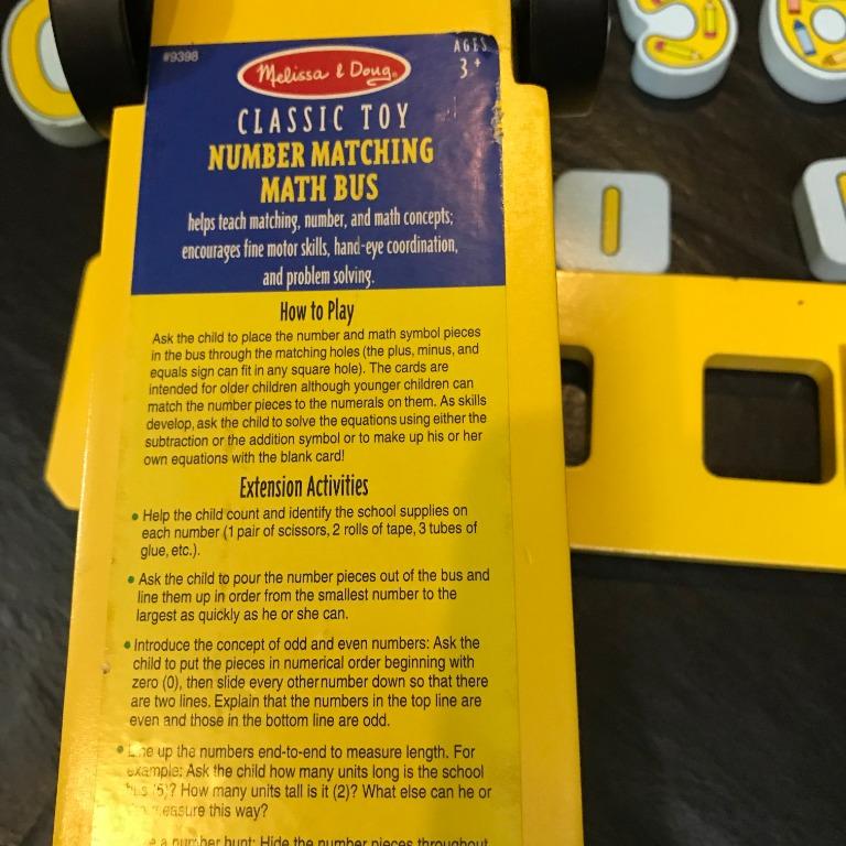 melissa and doug math bus