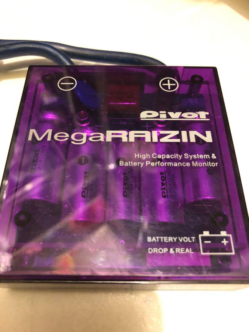 Pivot MegaRaiZin Voltage Stabilizer + Grounding cables, Car Accessories
