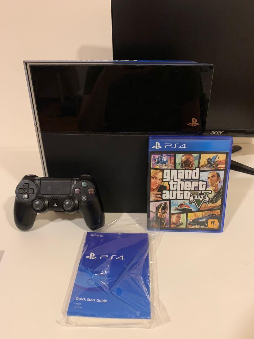 Playstation PS4 GTA V bundle, Video Video Game Consoles, PlayStation Carousell