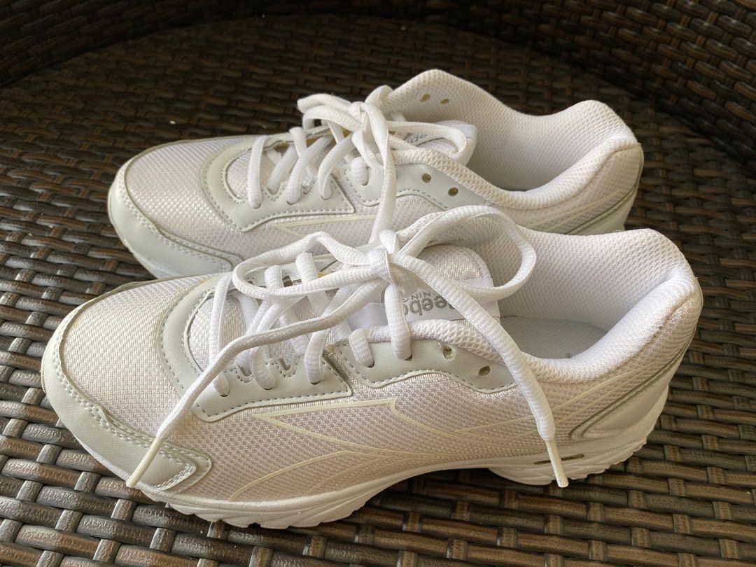 white sports school shoes