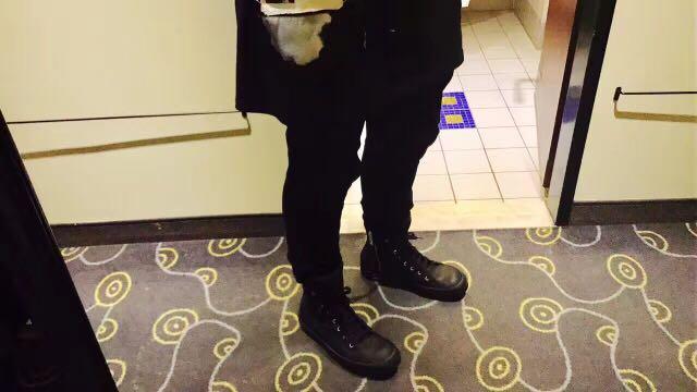 rick owens ramones all black
